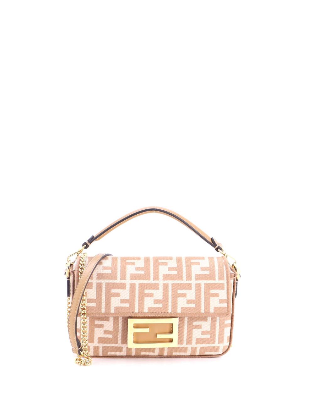 Fendi Baguette Nm Bag Zucca Canvas Mini #281264F22B